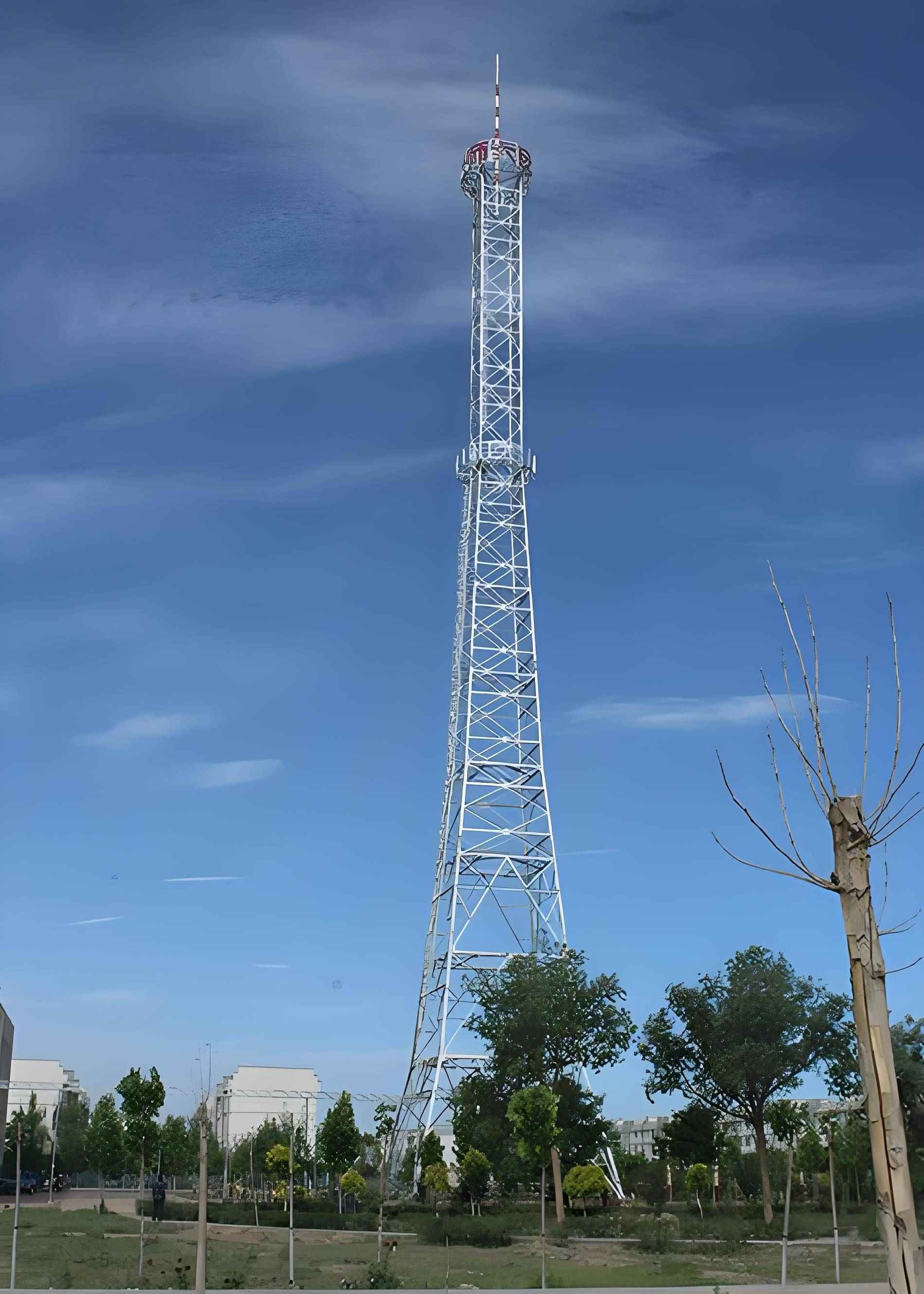 5G单管通信塔 5G单管通信塔