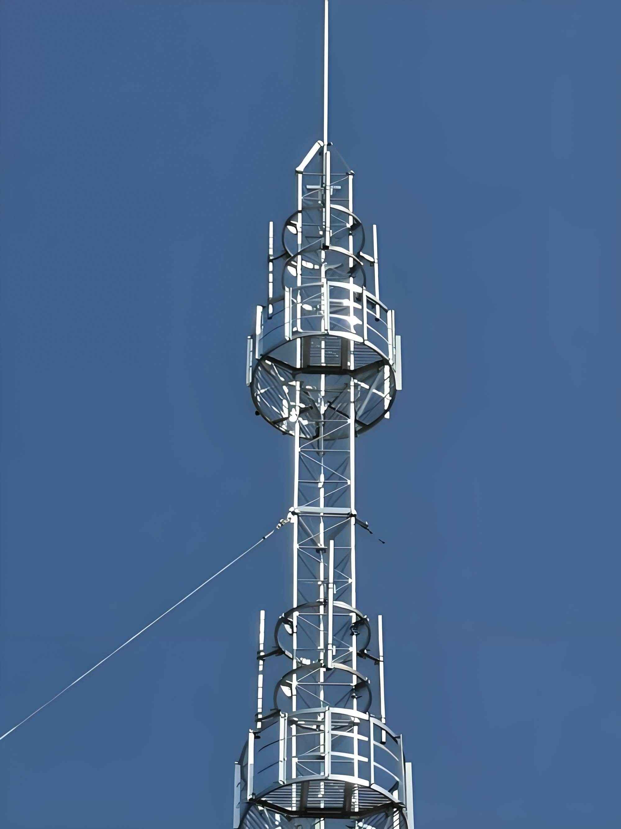 5G单管通信塔 5G单管通信塔