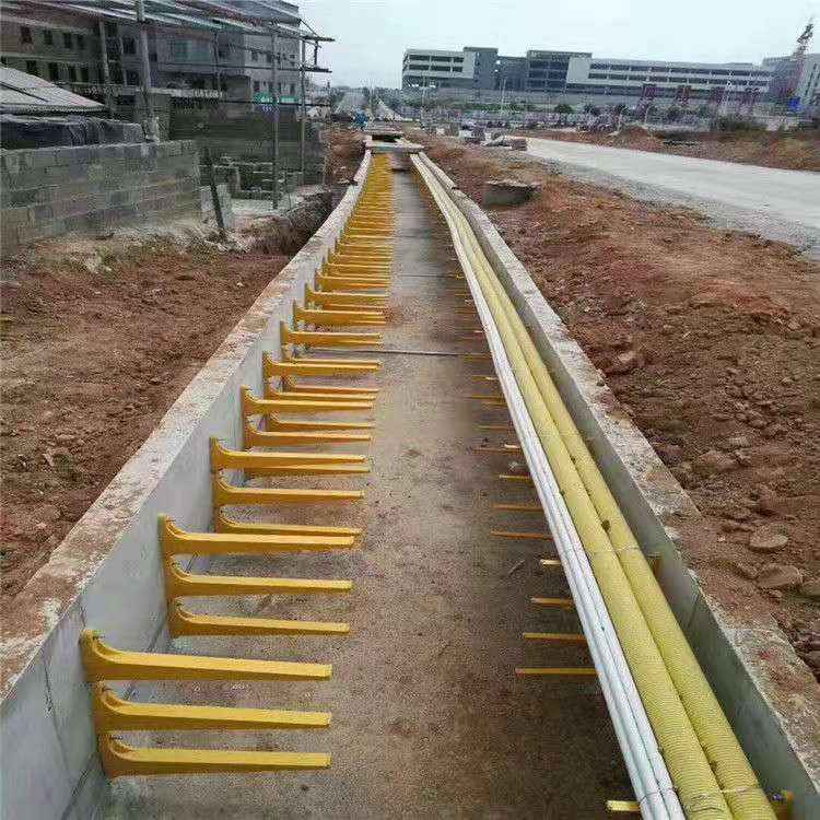 玻璃钢电力管支架与玻璃钢SMC电缆沟支架