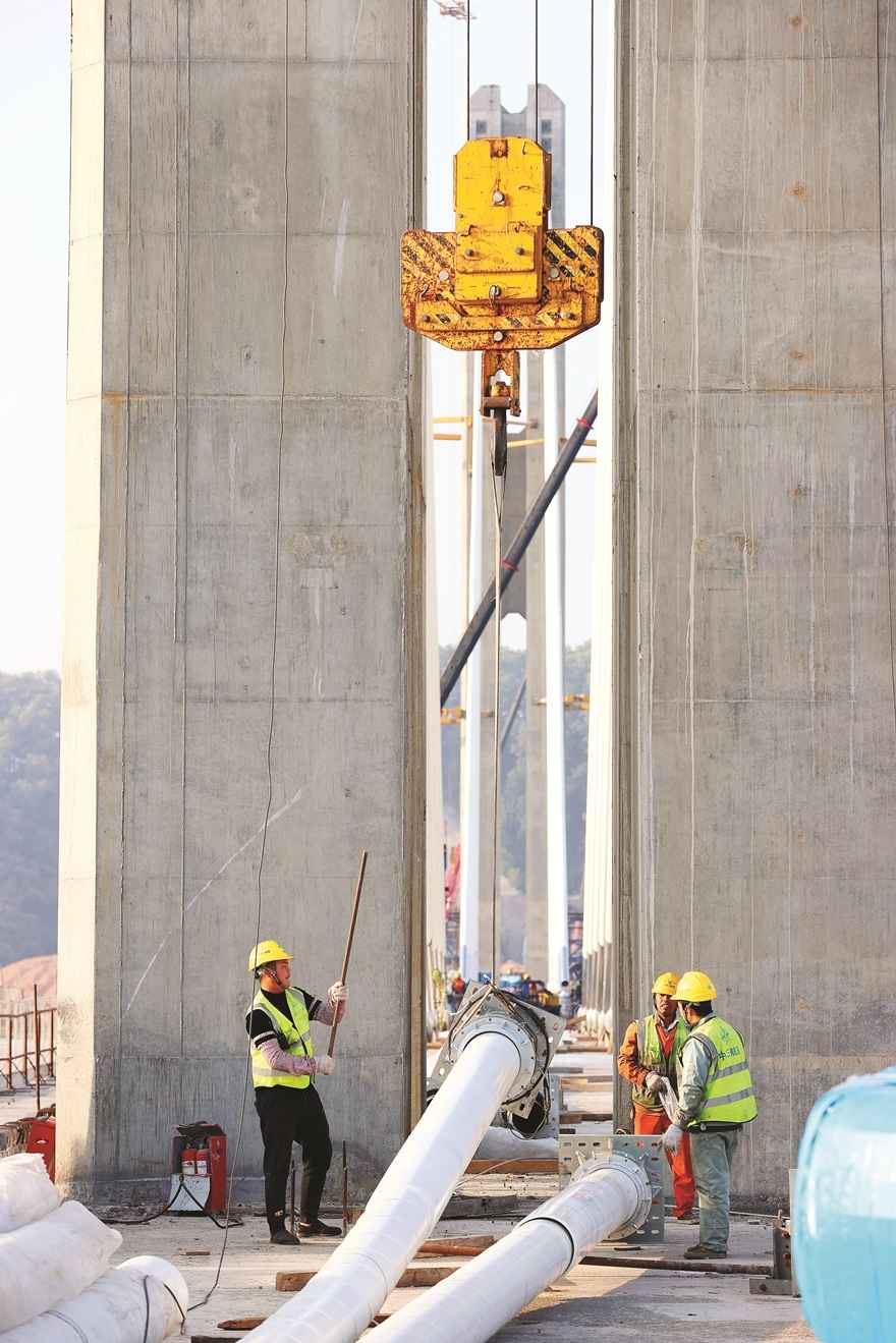 河源hdpe电力管 位于惠州的世界最宽四线无砟轨道矮塔斜拉桥挂索 河源hdpe电力管 位于惠州的世界最宽四线无砟轨道矮塔斜拉桥挂索