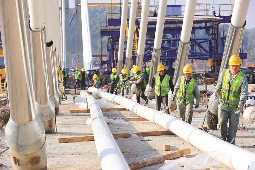 河源hdpe电力管 位于惠州的世界最宽四线无砟轨道矮塔斜拉桥挂索 河源hdpe电力管 位于惠州的世界最宽四线无砟轨道矮塔斜拉桥挂索