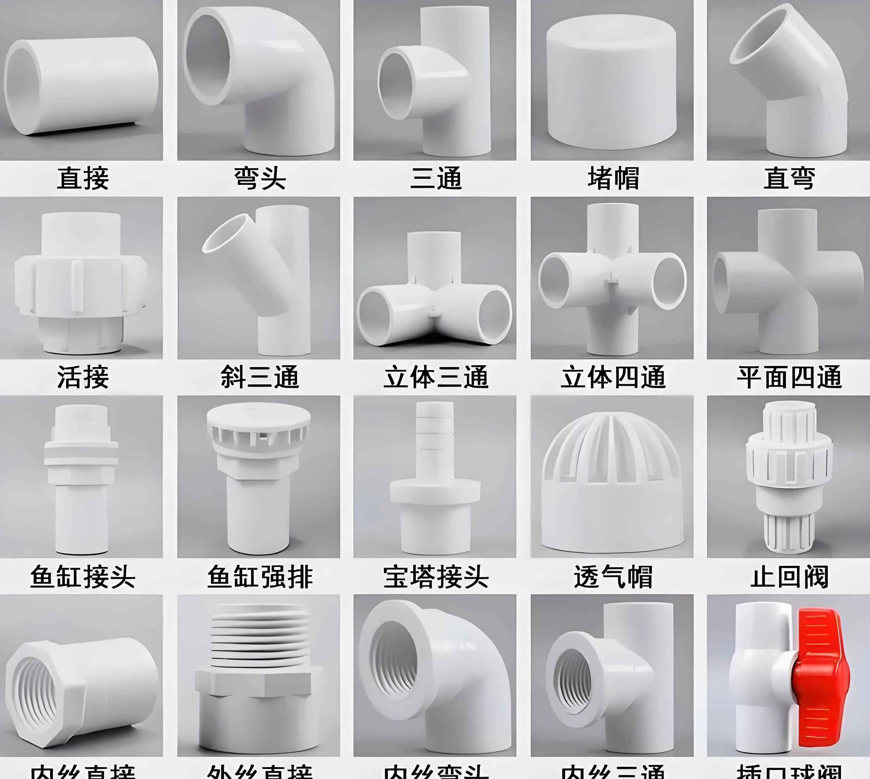 广东cpvc电力管件 PVC管件及其不常用管件大全图解 广东cpvc电力管件 PVC管件及其不常用管件大全图解