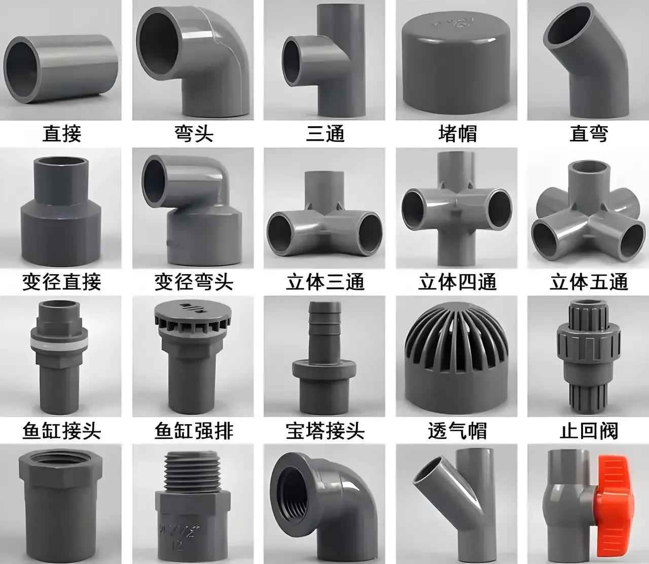 广东cpvc电力管件 PVC管件及其不常用管件大全图解 广东cpvc电力管件 PVC管件及其不常用管件大全图解